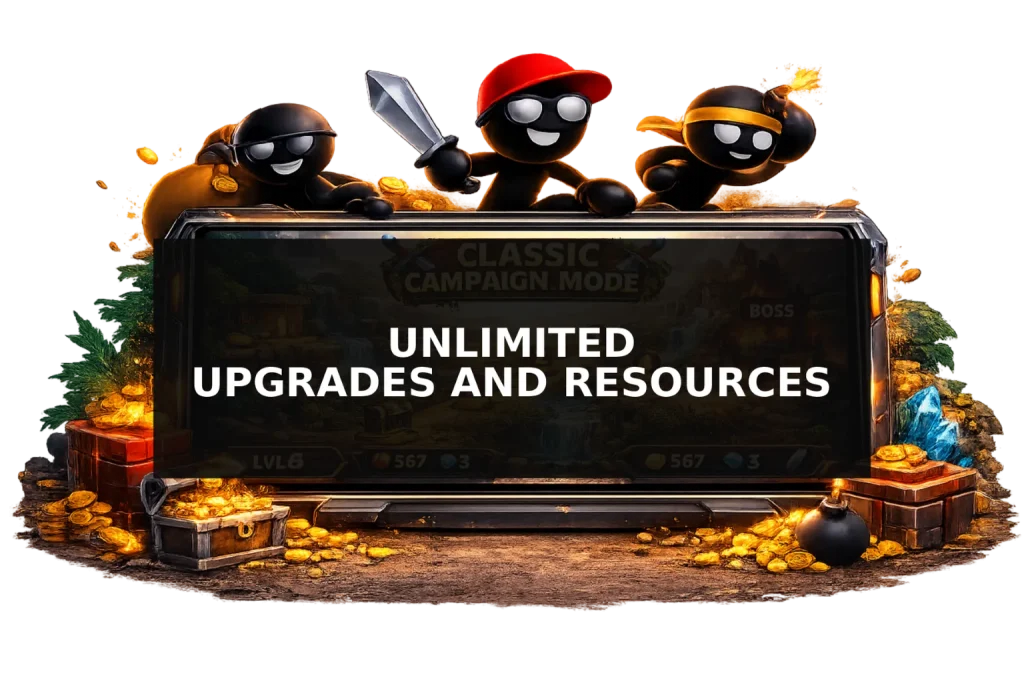 Unlimited Upgrades and Resources