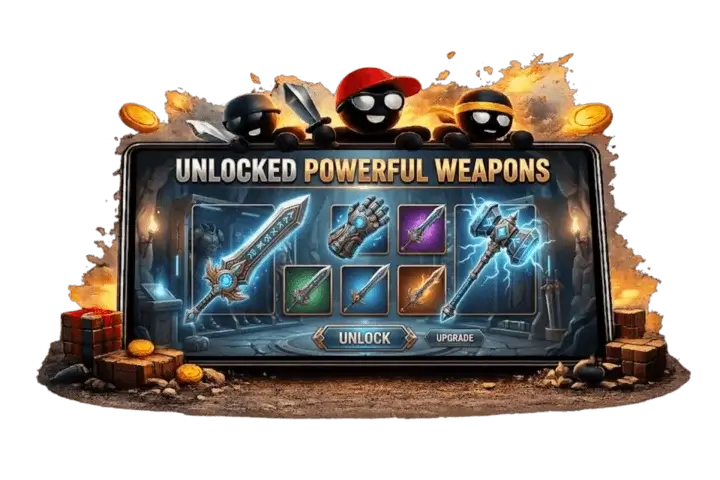 Unlocked Powerful Weapons