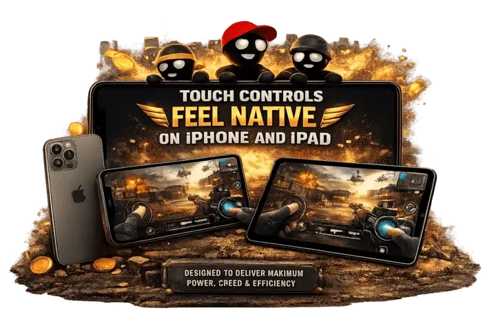 Touch Controls Feel Native on iPhone and iPad