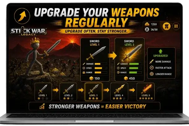 Upgrade Your Weapons Regularly